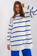 Sweter Damski Model TO-SW-1309.31 Cobalt - Factory Price Sweter Damski Model TO-SW-1309.31 Cobalt - Factory Price
