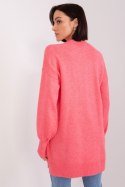 Sweter Damski Model TO-SW-1310.00P Coral - Factory Price Sweter Damski Model TO-SW-1310.00P Coral - Factory Price