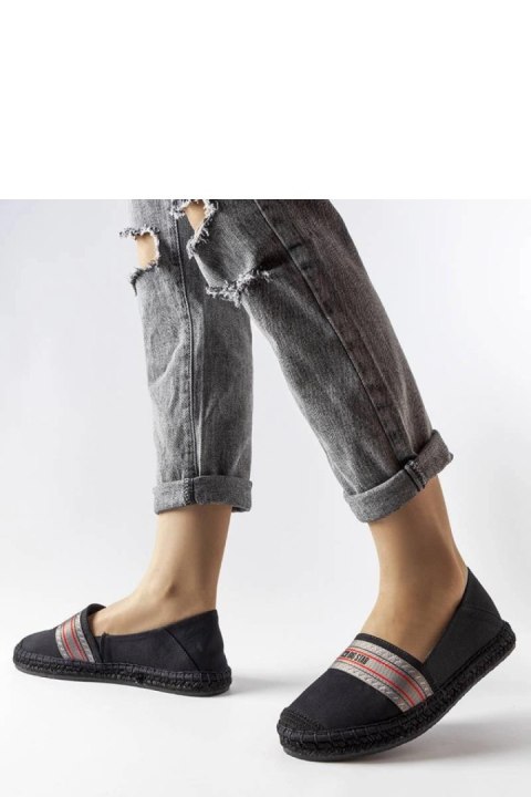 Czarne espadryle Big Star LL274894 - Solea Czarne espadryle Big Star LL274894 - Solea