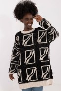Sweter Damski Model BA-SW-0277.02 Black - Badu Sweter Damski Model BA-SW-0277.02 Black - Badu