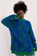 Sweter Damski Model BA-SW-0277.02 Dark Blue - Badu Sweter Damski Model BA-SW-0277.02 Dark Blue - Badu