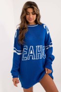 Sweter Damski Model BA-SW-0558.28 Cobalt - Badu Sweter Damski Model BA-SW-0558.28 Cobalt - Badu
