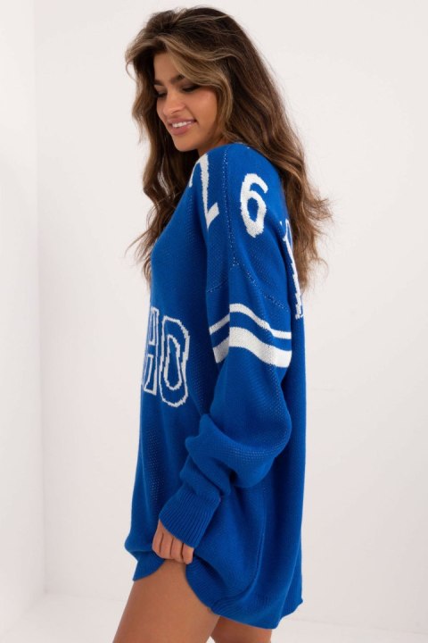 Sweter Damski Model BA-SW-0558.28 Cobalt - Badu Sweter Damski Model BA-SW-0558.28 Cobalt - Badu