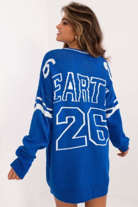 Sweter Damski Model BA-SW-0558.28 Cobalt - Badu Sweter Damski Model BA-SW-0558.28 Cobalt - Badu