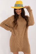 Sweter Damski Model BA-SW-0574.44 Camel - Badu Sweter Damski Model BA-SW-0574.44 Camel - Badu