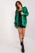 Sweter Damski Model BA-SW-12038.20 Black/Green - Badu