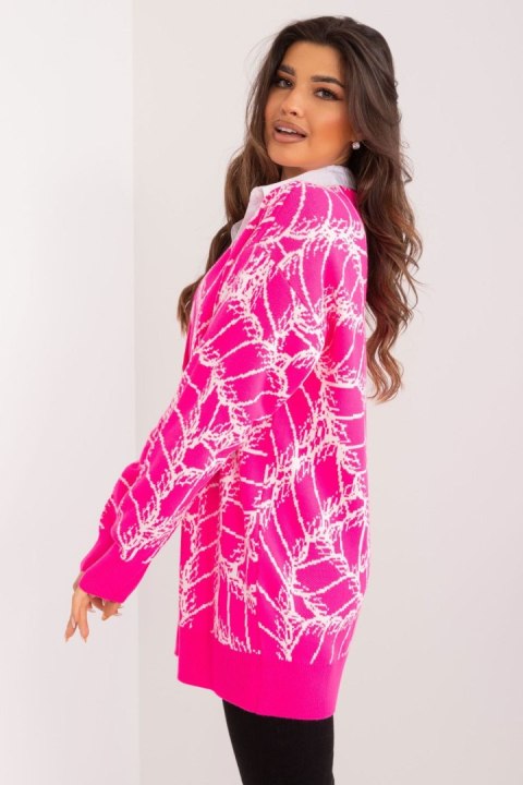Sweter Damski Model BA-SW-2040.78 Fluo Pink - Badu