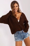 Sweter Damski Model BA-SW-8005.00P Dark Brown - Badu Sweter Damski Model BA-SW-8005.00P Dark Brown - Badu