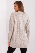 Sweter Damski Model BA-SW-8027.46P Beige - Badu Sweter Damski Model BA-SW-8027.46P Beige - Badu
