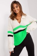 Sweter Damski Model BA-SW-8054.91P Light Green - Badu Sweter Damski Model BA-SW-8054.91P Light Green - Badu