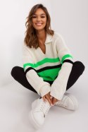 Sweter Damski Model BA-SW-8054.91P Light Green - Badu Sweter Damski Model BA-SW-8054.91P Light Green - Badu