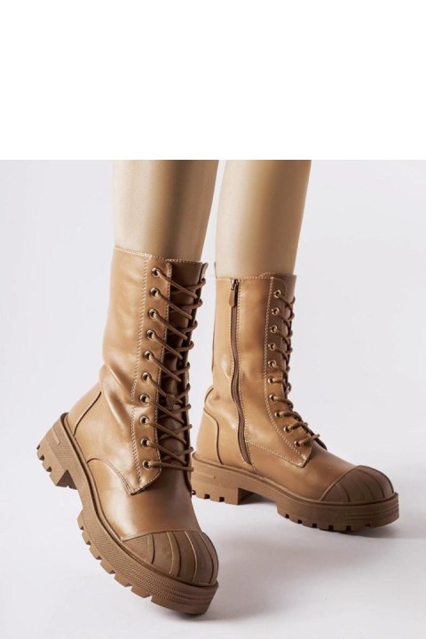 Brązowe ocieplane workery damskie Cardinale - Solea Brązowe ocieplane workery damskie Cardinale - Solea