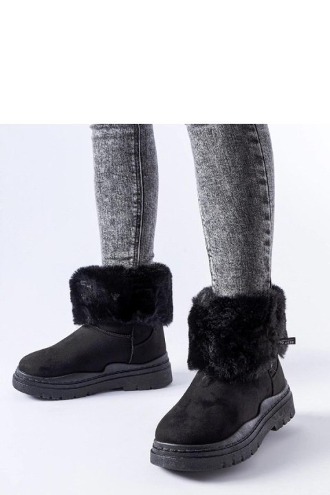 Czarne ocieplane śniegowce z suwakiem Vilpian - Solea Czarne ocieplane śniegowce z suwakiem Vilpian - Solea