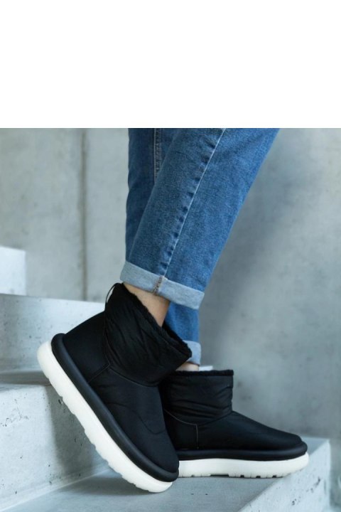 Czarne ciepłe śniegowce na platformie Cores - Solea Czarne ciepłe śniegowce na platformie Cores - Solea