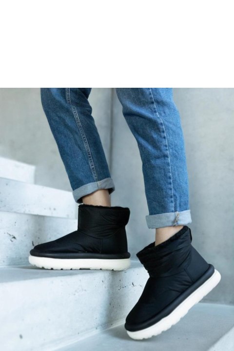 Czarne ciepłe śniegowce na platformie Cores - Solea Czarne ciepłe śniegowce na platformie Cores - Solea