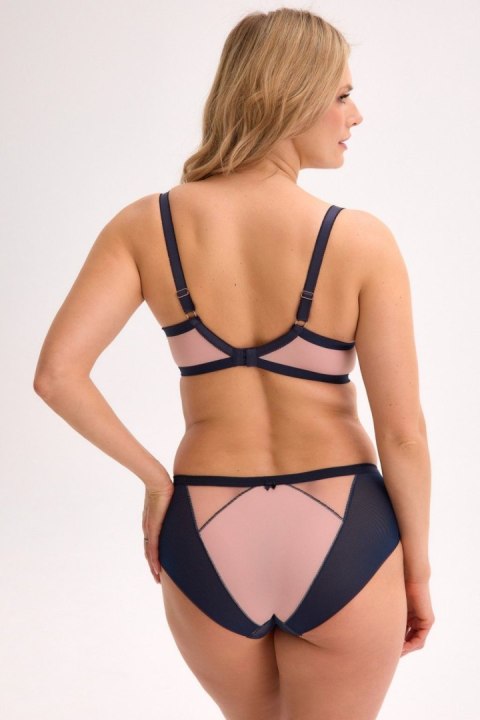 Biustonosz Soft Biustonosz Semi-Soft Model Aina 1273 Black/Pink - Gaia Biustonosz Soft Biustonosz Semi-Soft Model Aina 1273 Black/Pink - Gaia