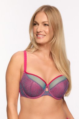 Biustonosz Soft Biustonosz Semi-Soft Model Ariel 1295 Turkus/Fuksja - Gaia