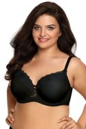 Biustonosz push up Biustonosz Usztywniany Model Fressia 1924 Black - Ava Biustonosz push up Biustonosz Usztywniany Model Fressia 1924 Black - Ava