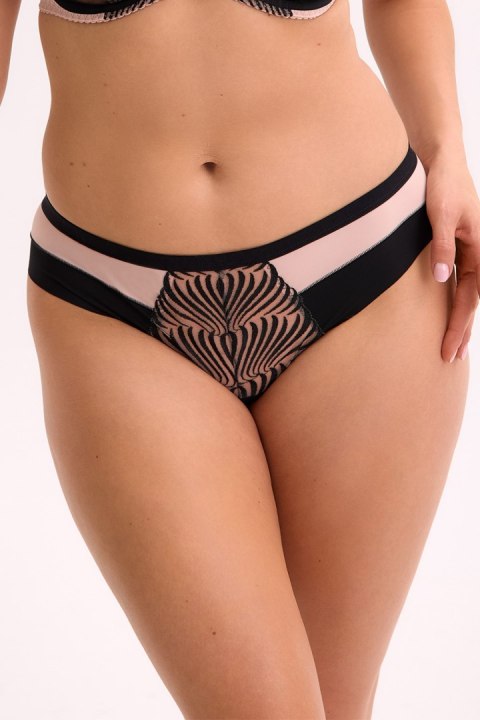 Figi brazyliany Model 1328B Black/Pink - Gaia Figi brazyliany Model 1328B Black/Pink - Gaia