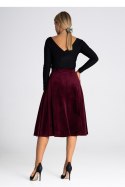 Spódnica Model M964 Bordo - Figl Spódnica Model M964 Bordo - Figl