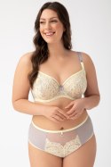 Biustonosz Soft Model Limoncello K772 Yellow/Grey - Gorsenia Lingerie Biustonosz Soft Model Limoncello K772 Yellow/Grey - Gorsenia Lingerie