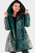 Kurtka Damska Model A540 Bottle Green - awama Kurtka Damska Model A540 Bottle Green - awama