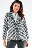 Kurtka Damska Model A545 Houndstooth - awama Kurtka Damska Model A545 Houndstooth - awama